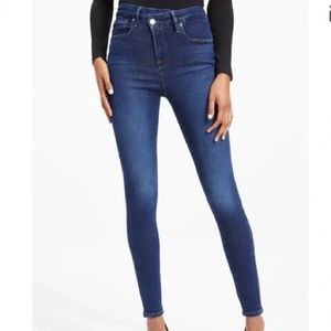 Good American Good Legs Crossover Skinny Jeans